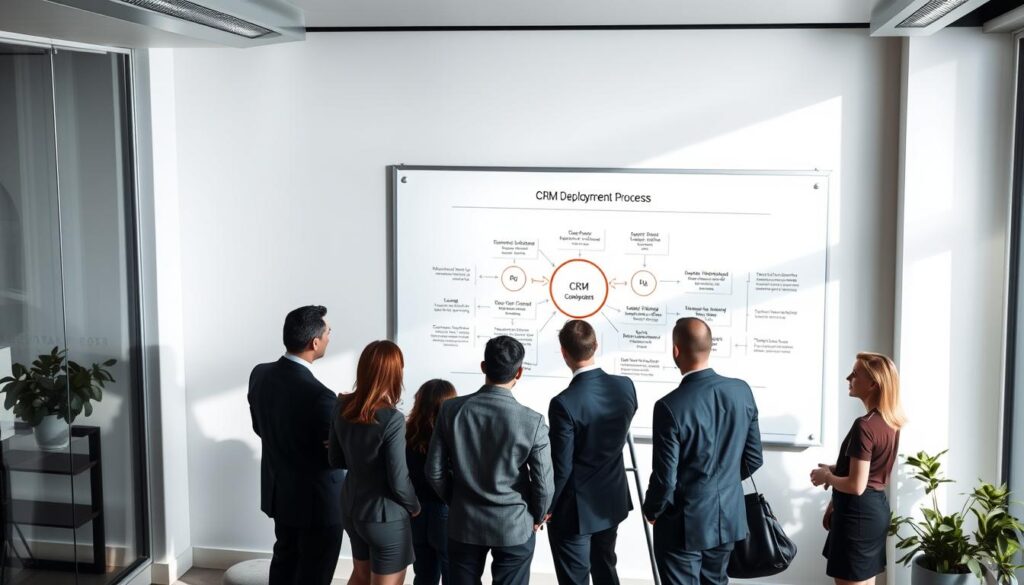 CRM system deployment process